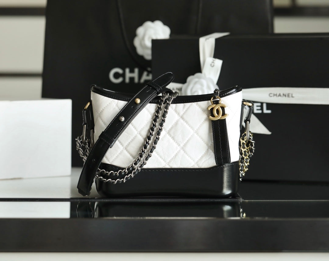 Chanel Gabrielle Small Hobo Bag – White