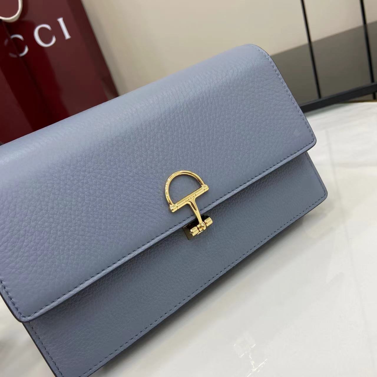 Gucci Half Horsebit Wallet On Chain