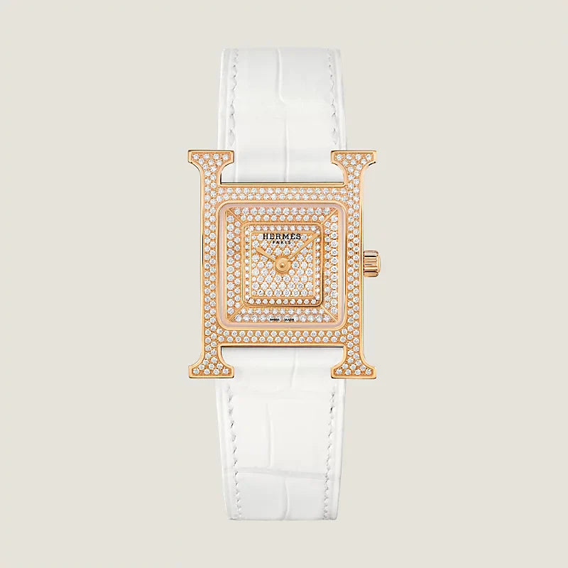 Hermès Heure H Diamond Paved Ladies’ Watch