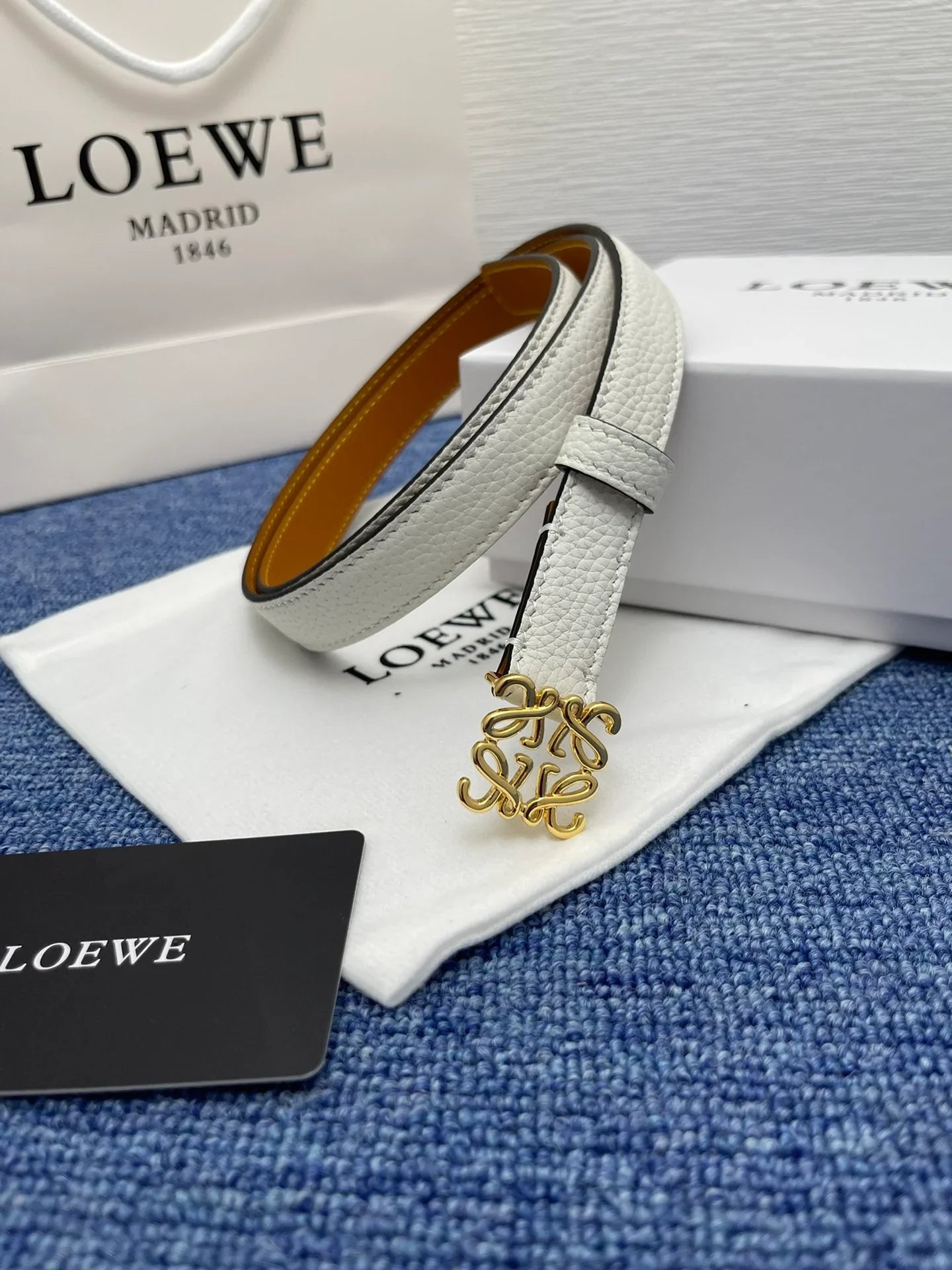 Loewe Anagram Buckle Belt