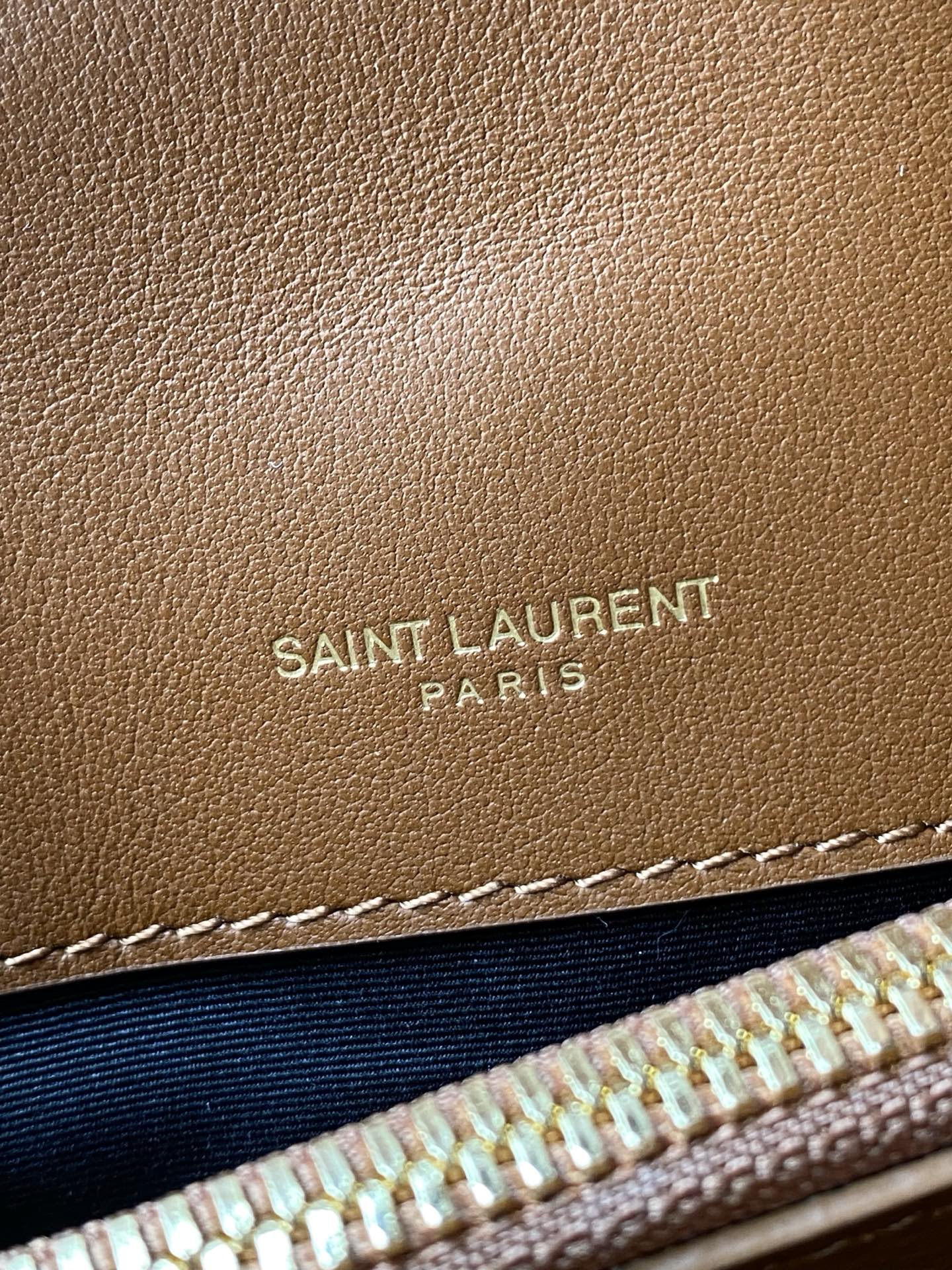 Saint Laurent College Flap YSL Shoulder Bag