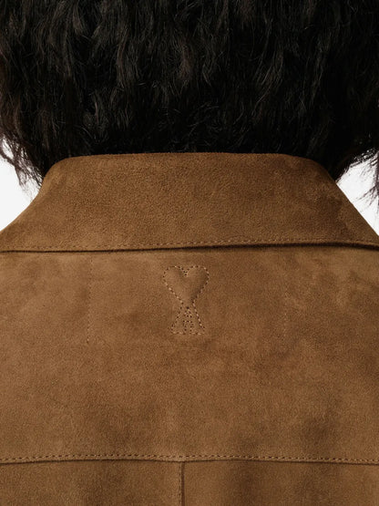AMI Paris Suede Overshirt