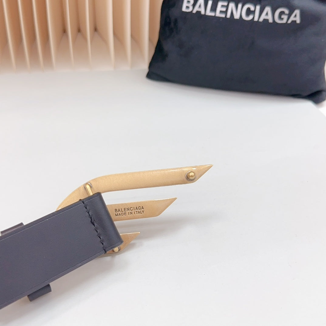 Balenciaga Hourglass M Buckle Belt