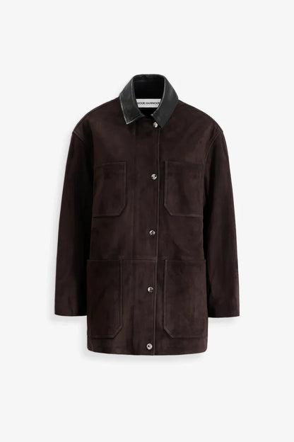 Barn Mocha Suede Jacket