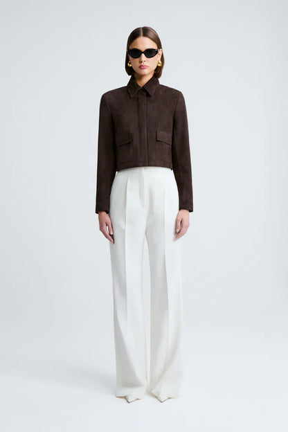 Bleeker Suede Mocha Jacket