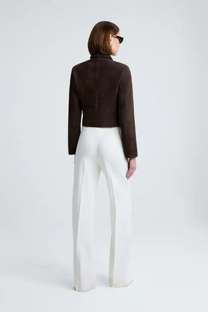 Bleeker Suede Mocha Jacket