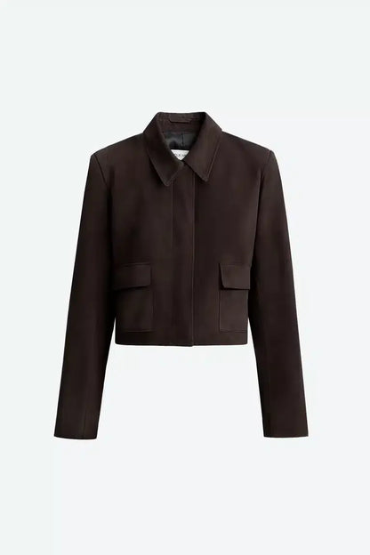 Bleeker Suede Mocha Jacket