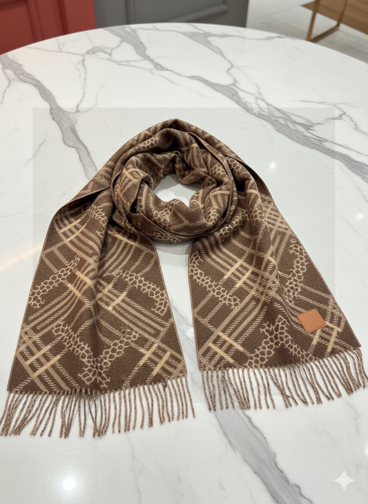 Burberry Plaid Double Sided Scarf