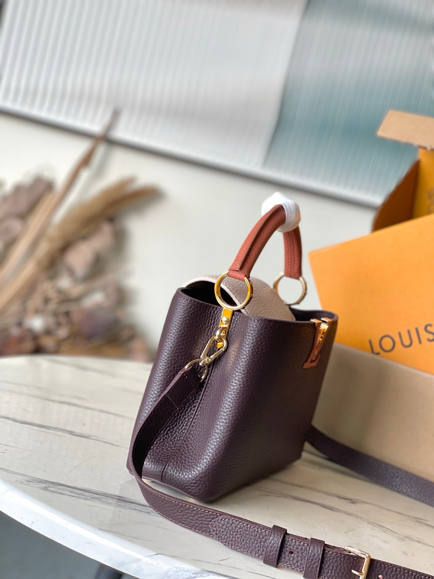 Louis Vuitton Capucines Mini Bag – Taurillon Leather (Tricolor Edition)