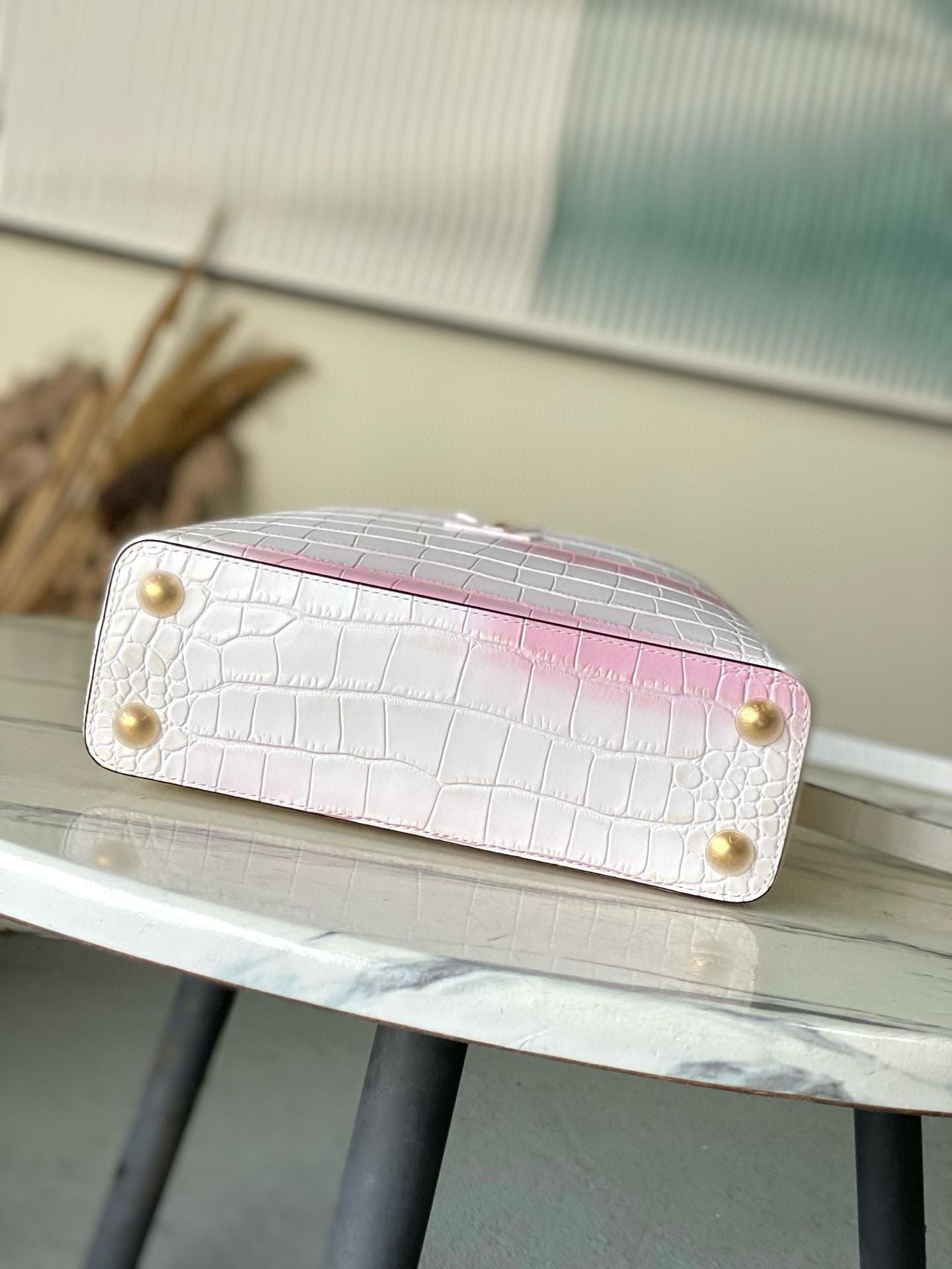 LOUIS VUITTON Capucines BB – Exotic Leather (Croc-Embossed Finish)