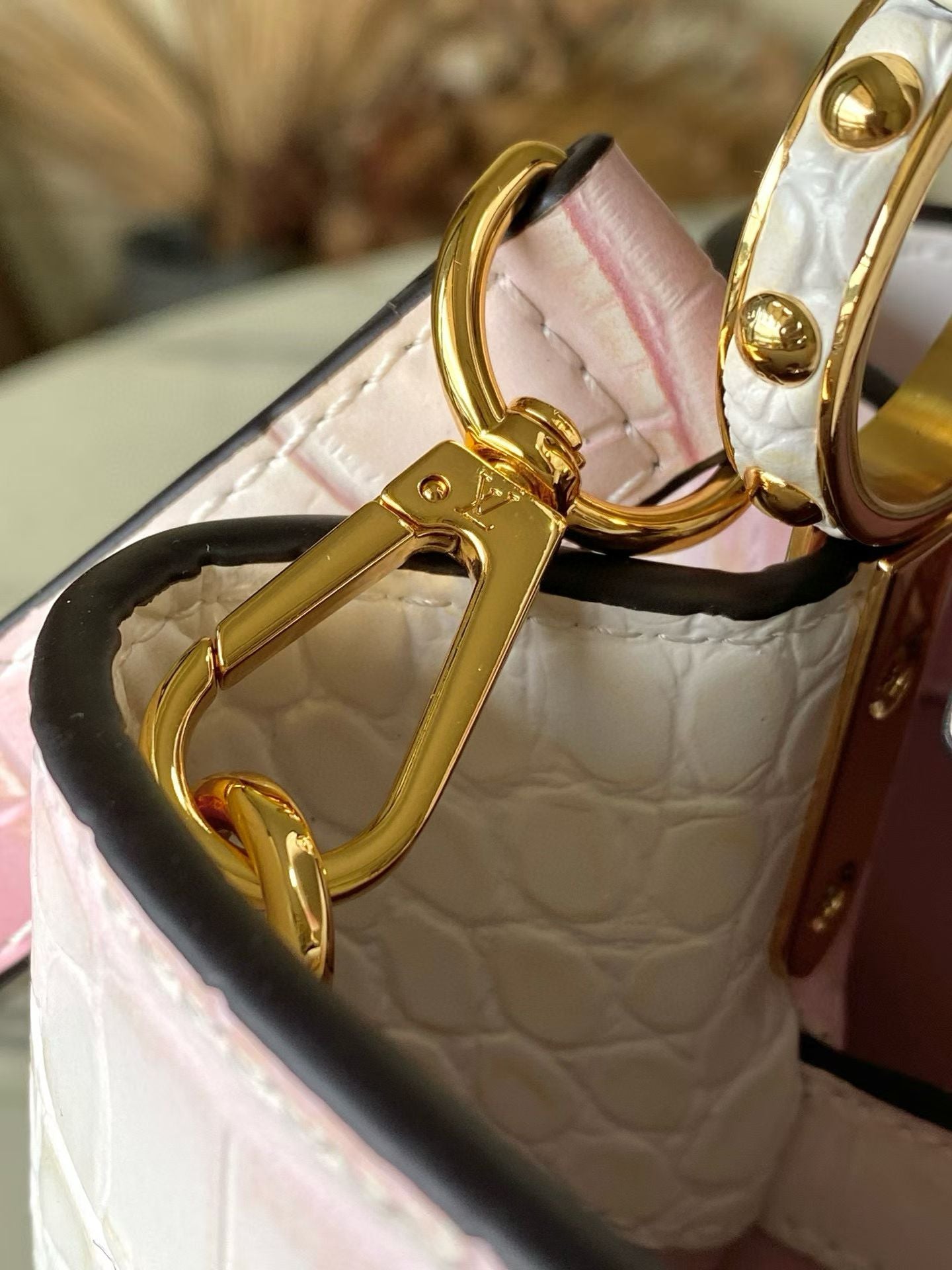 LOUIS VUITTON Capucines BB – Exotic Leather (Croc-Embossed Finish)