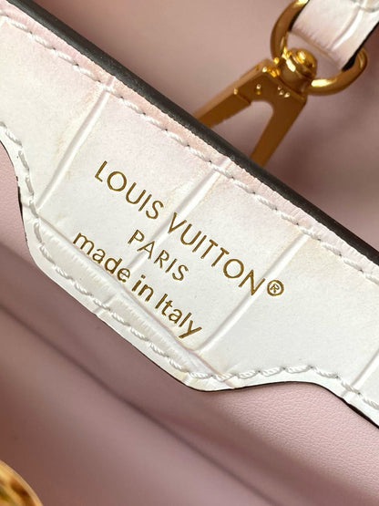 LOUIS VUITTON Capucines BB – Exotic Leather (Croc-Embossed Finish)