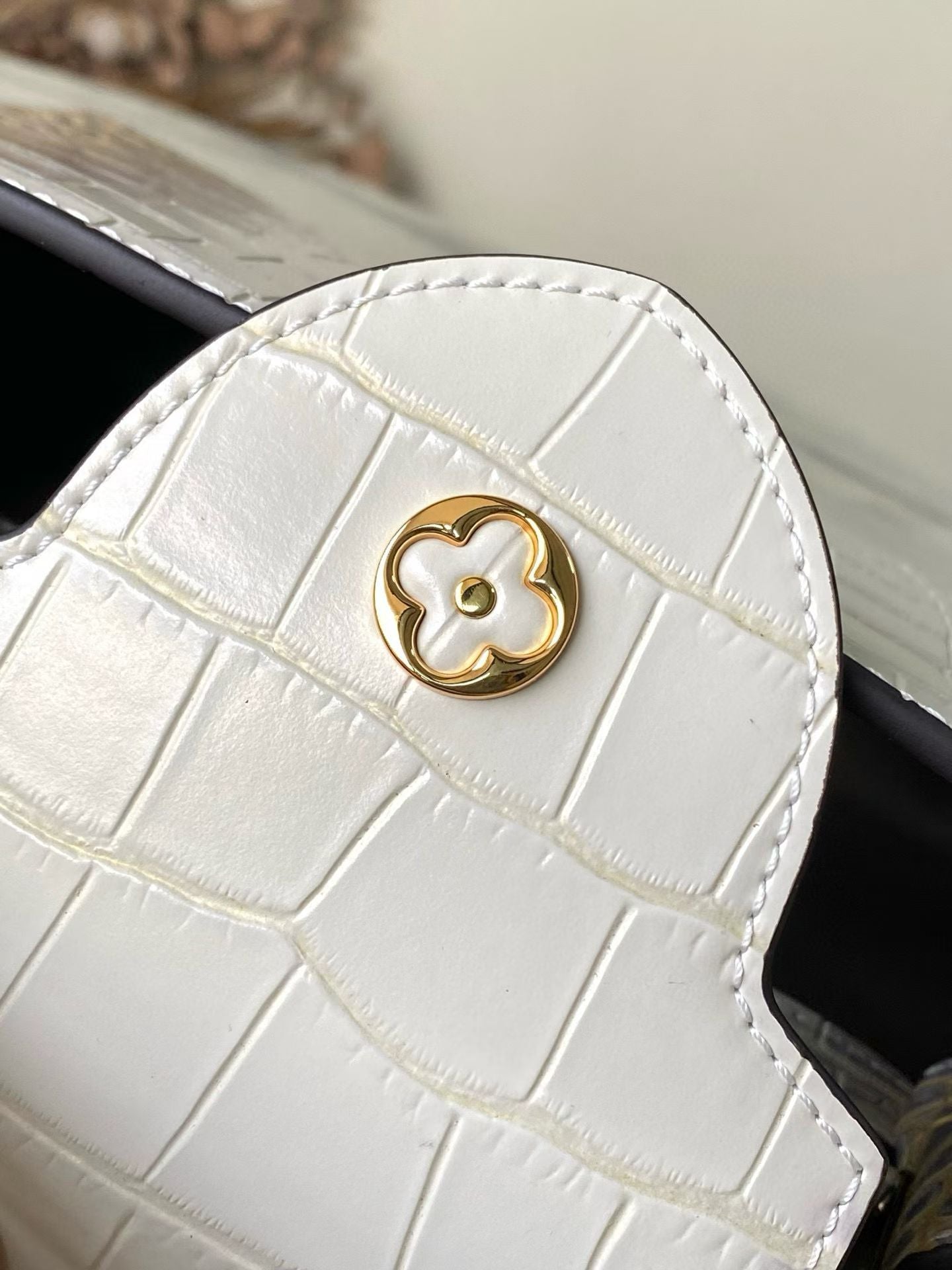 LOUIS VUITTON Capucines BB – Exotic Leather (Croc-Embossed Finish)