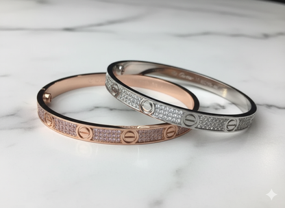 Cartier Love Bracelet (Pavé Diamond Version)