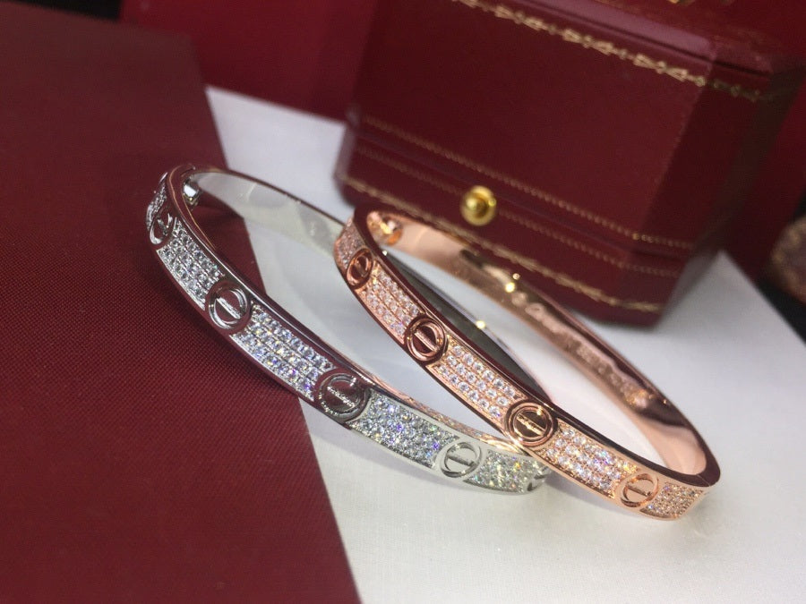 Cartier Love Bracelet (Pavé Diamond Version)
