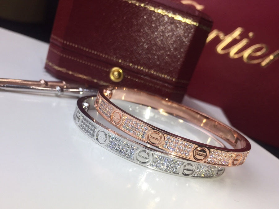 Cartier Love Bracelet (Pavé Diamond Version)
