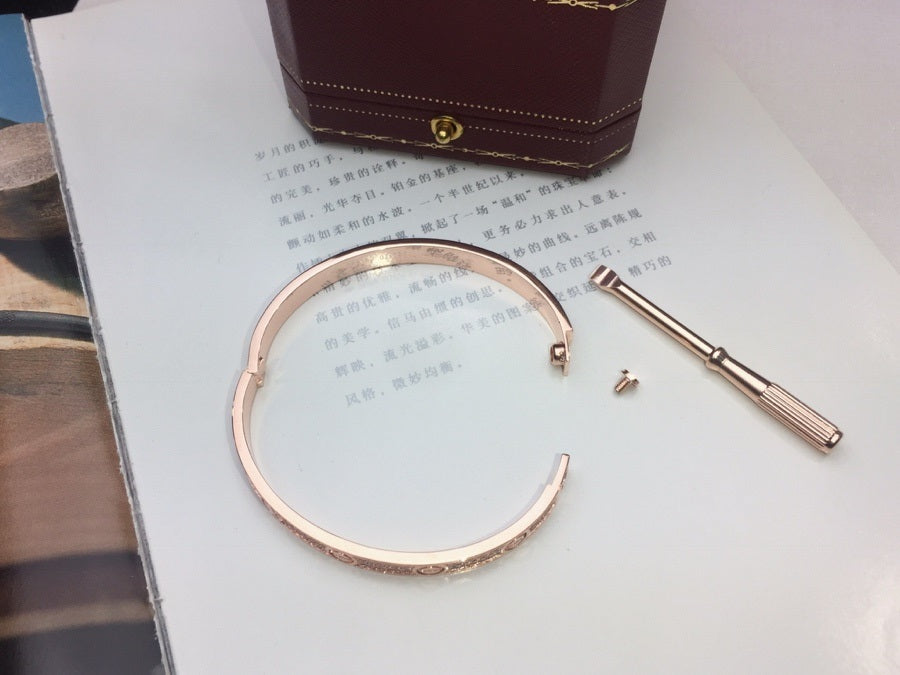 Cartier Love Bracelet (Pavé Diamond Version)