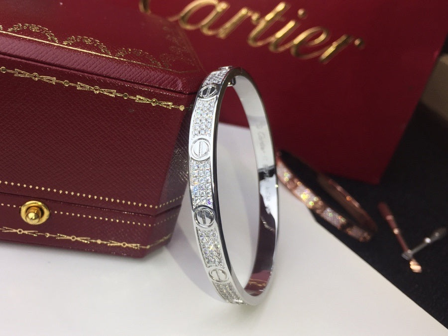 Cartier Love Bracelet (Pavé Diamond Version)