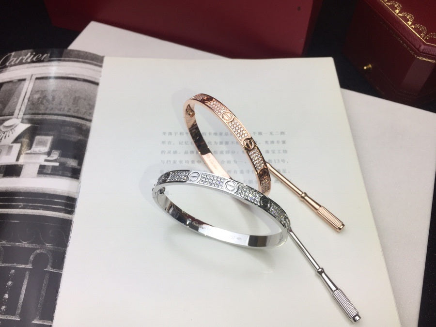 Cartier Love Bracelet (Pavé Diamond Version)
