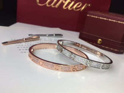 Cartier Love Bracelet (Pavé Diamond Version)