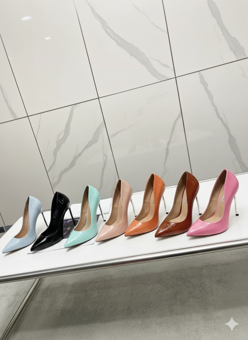 Casadei Blade Pointed-Toe Decolleté Heels