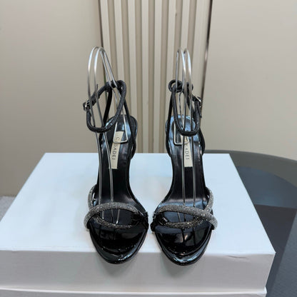 Casadei Strappy Metallic Sandals
