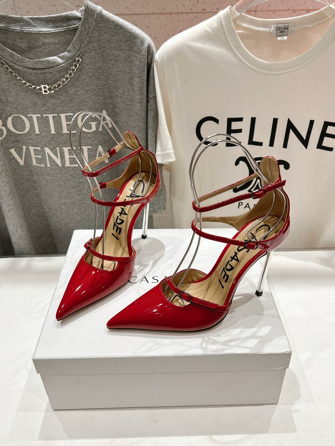 Casadei Rosso High Heels