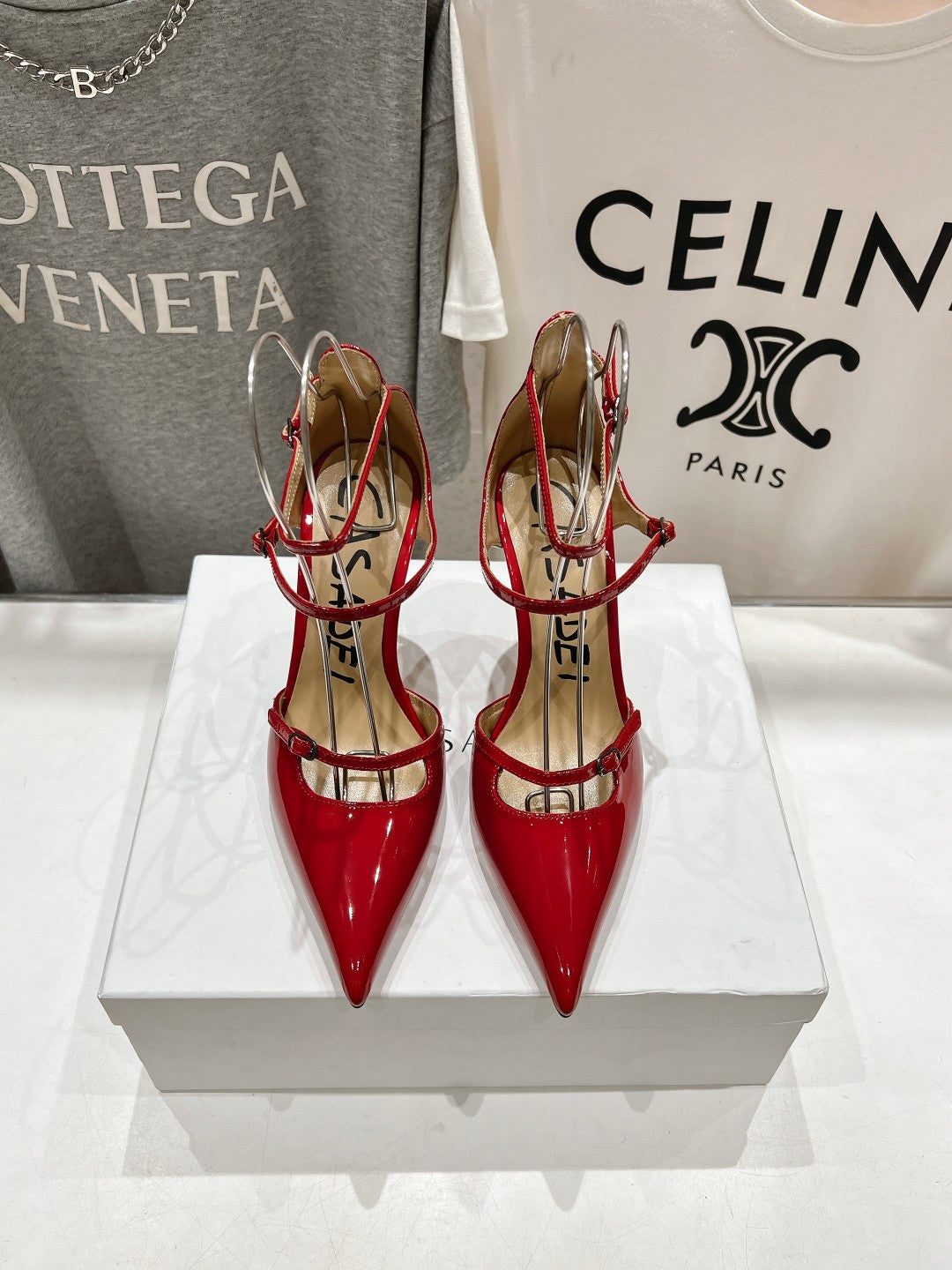 Casadei Rosso High Heels