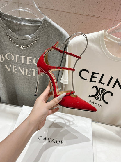 Casadei Rosso High Heels