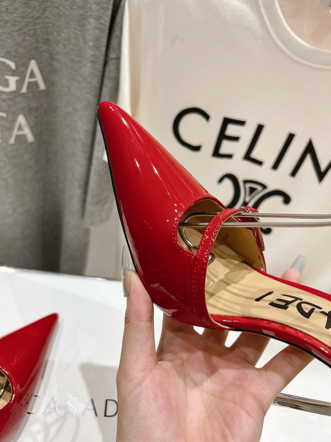 Casadei Rosso High Heels