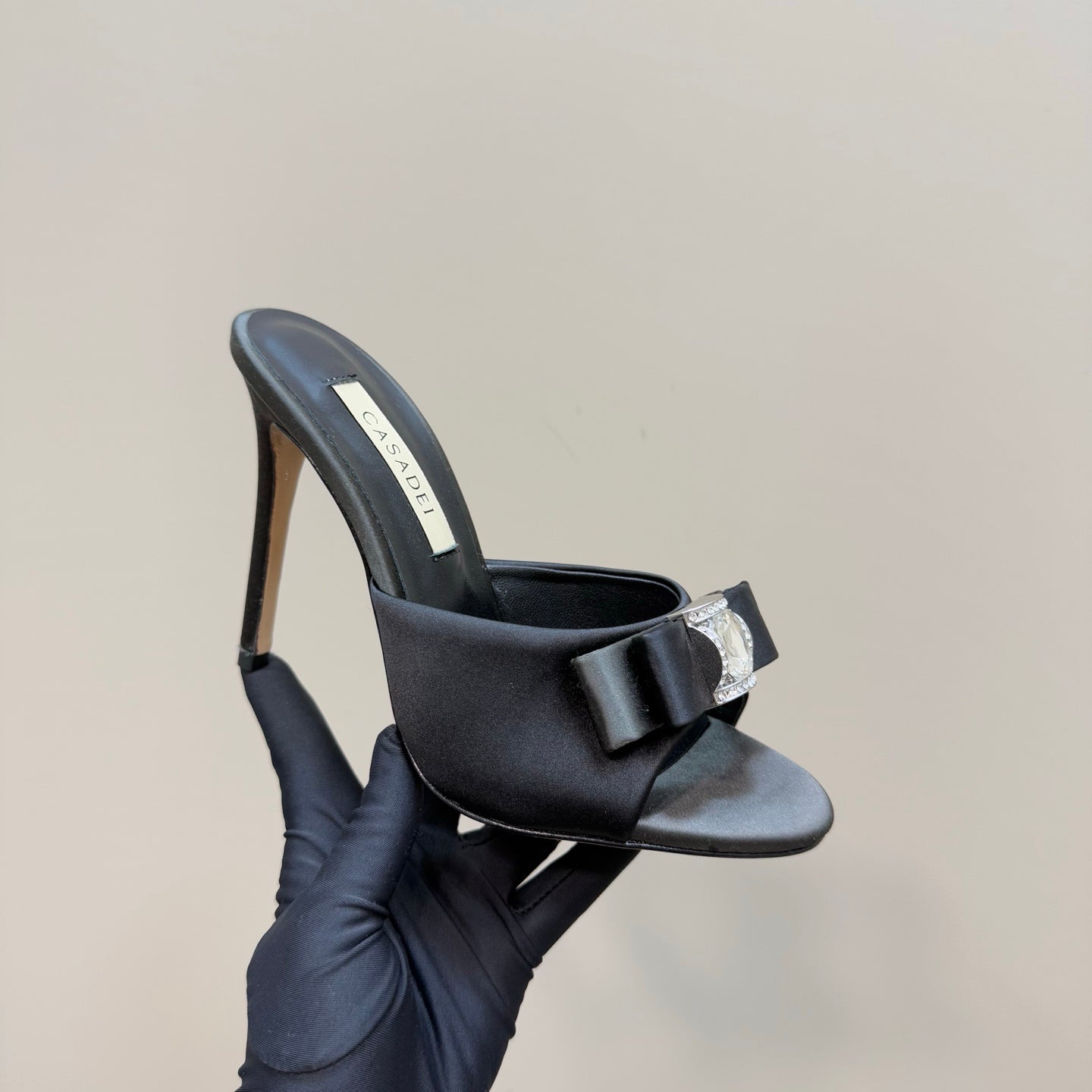 Casadei satin Mule Sandals