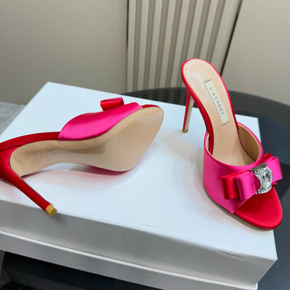 Casadei satin Mule Sandals