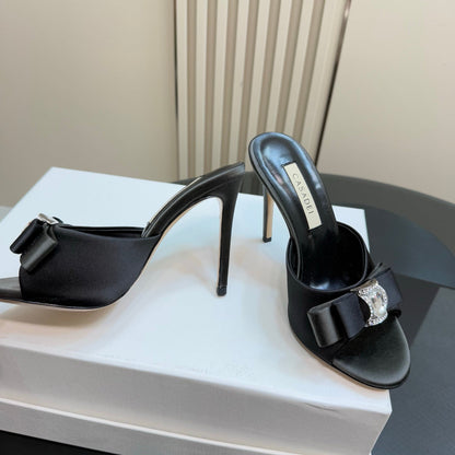 Casadei satin Mule Sandals