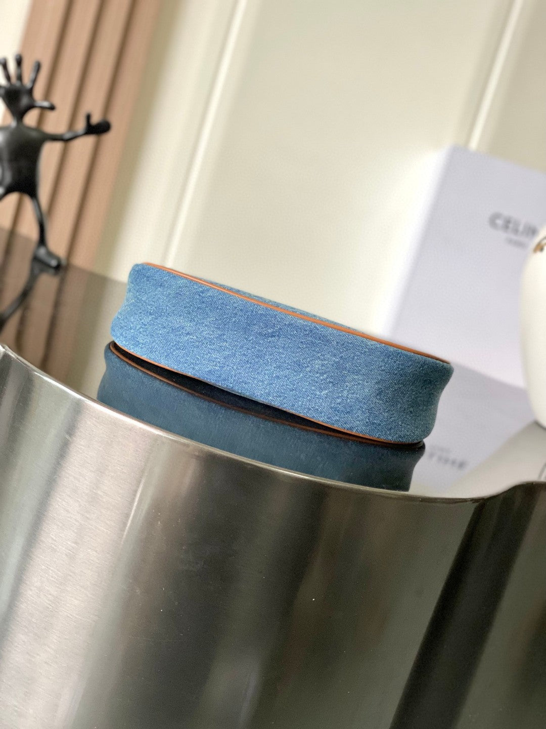 Celine Ava Triomphe Bag in Denim