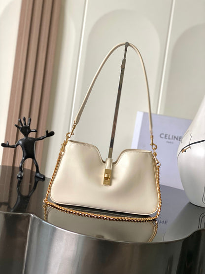 Celine Camille 16 Soft Bag with Chain in Smooth Calfskin
