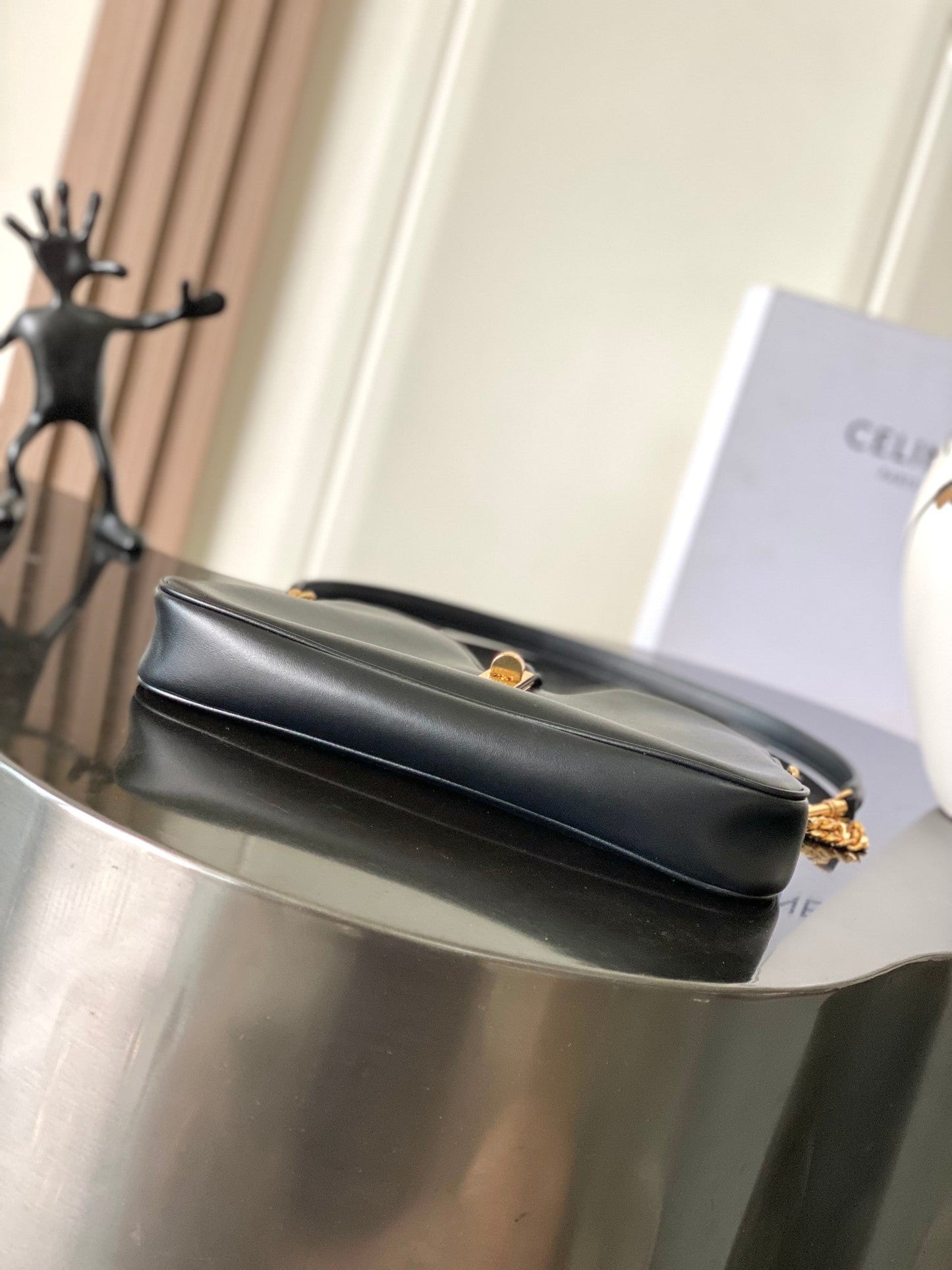 Celine Camille 16 Soft Bag with Chain in Smooth Calfskin