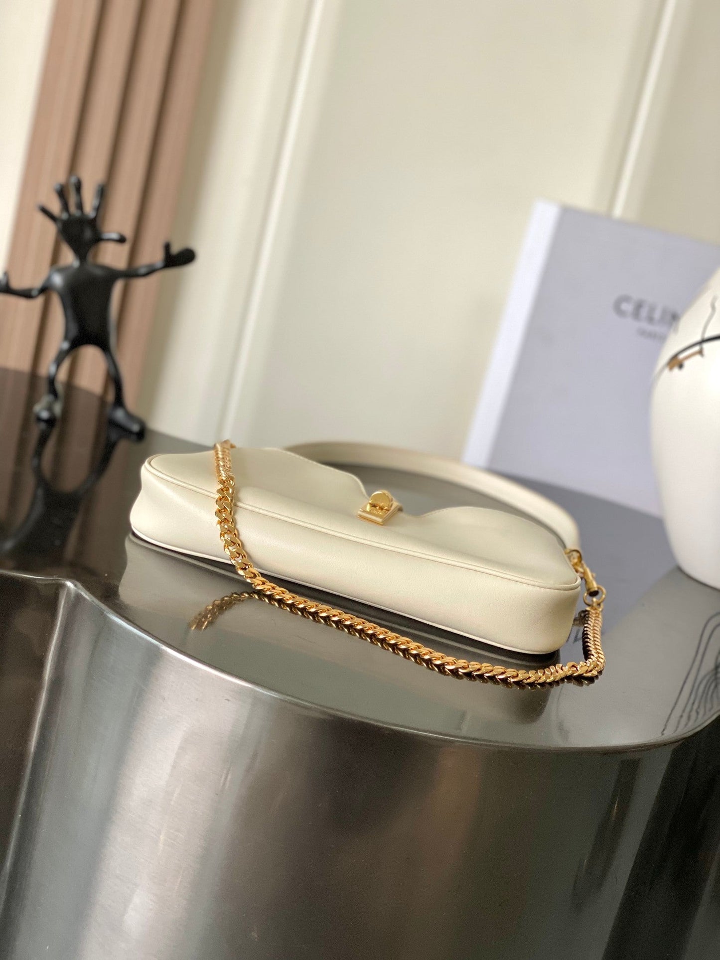 Celine Camille 16 Soft Bag with Chain in Smooth Calfskin
