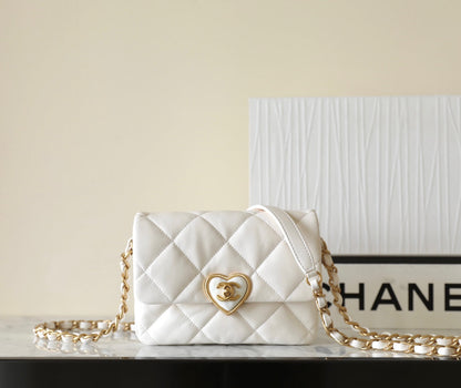 Chanel Coco Love CC Heart Flap Bag