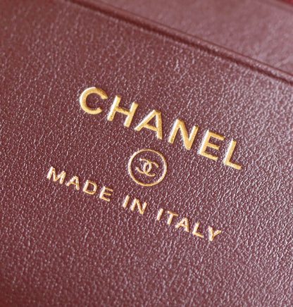 CHANEL 24C Matelassé Backpack Black