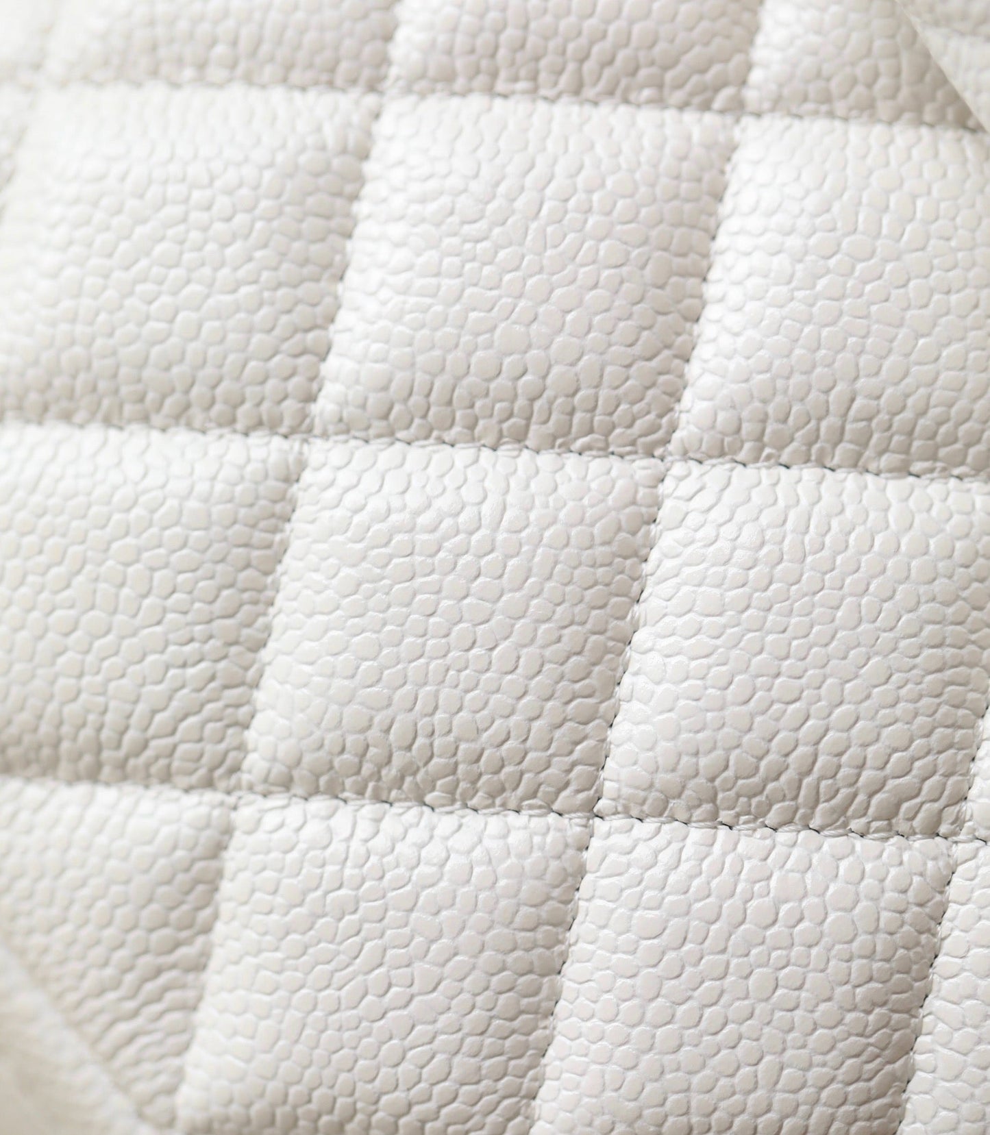 CHANEL 24C Matelassé Backpack White