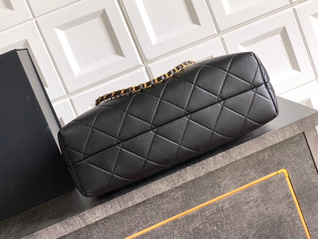 Chanel 25A Suede Shopping Bag