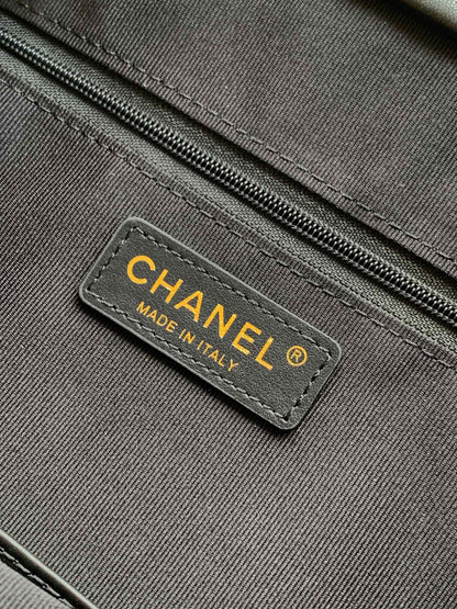 Chanel 25A Suede Shopping Bag