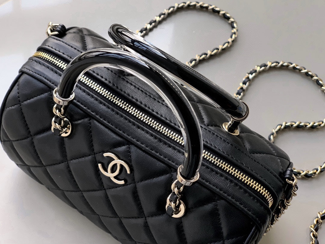 Chanel Mini Bowling Bag Black