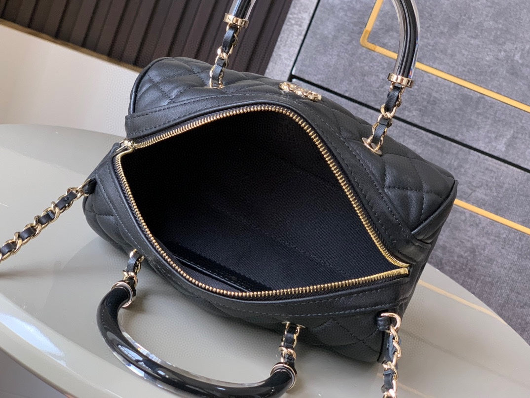Chanel Mini Bowling Bag Black