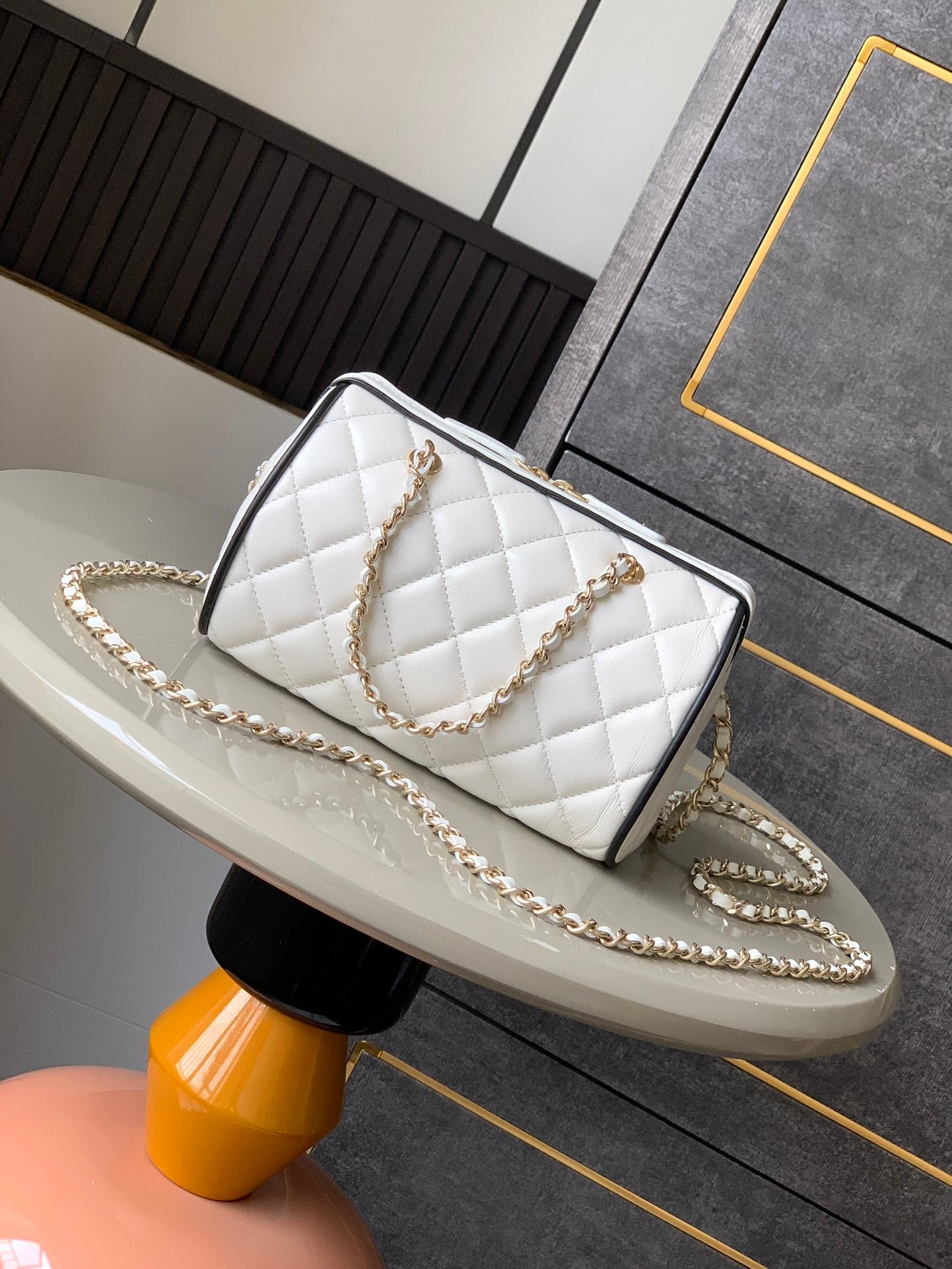 Chanel 25C Mini Bowling Bag