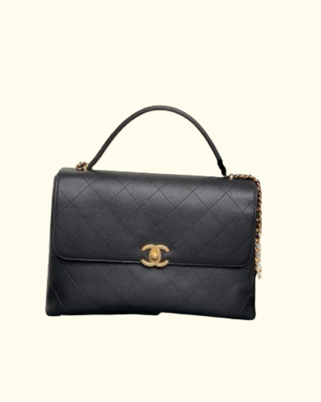 Chanel Large Flap Bag with Top Handle