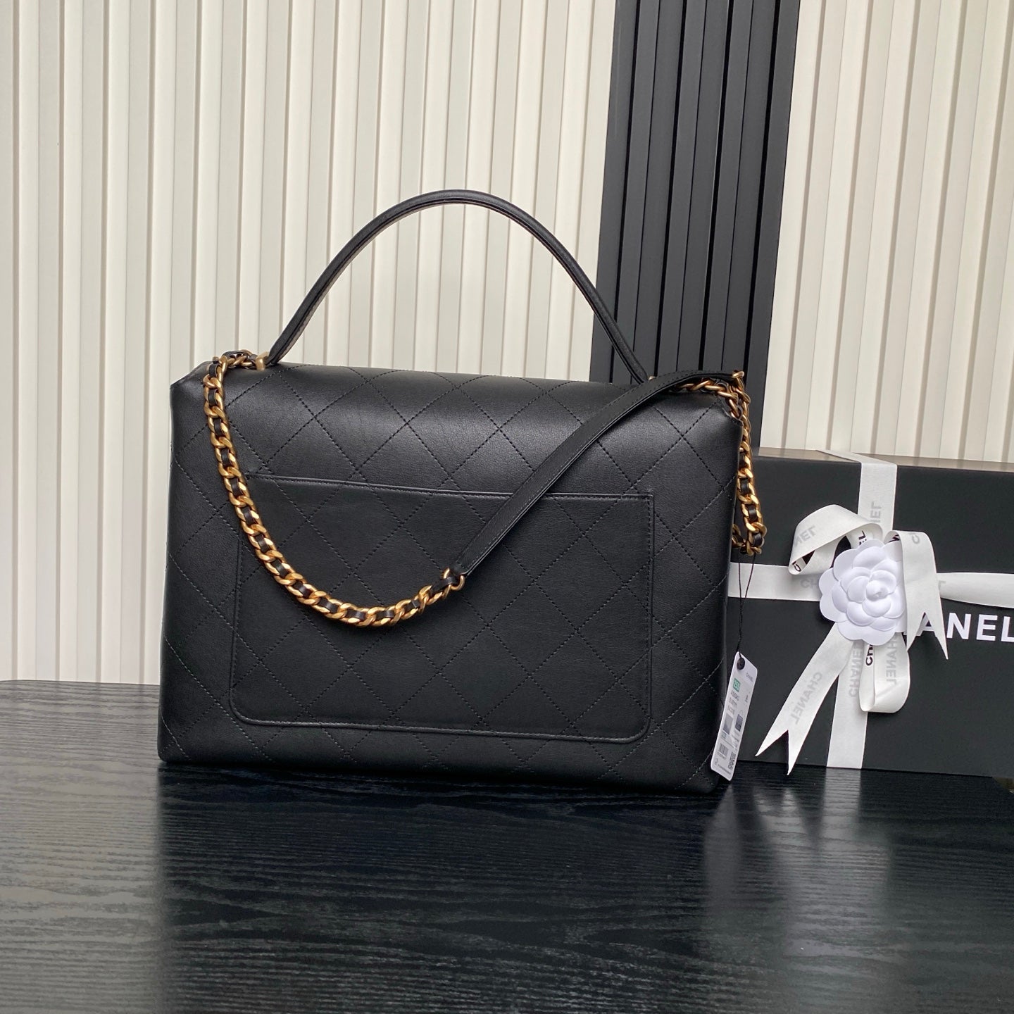 Chanel Large Flap Bag with Top Handle