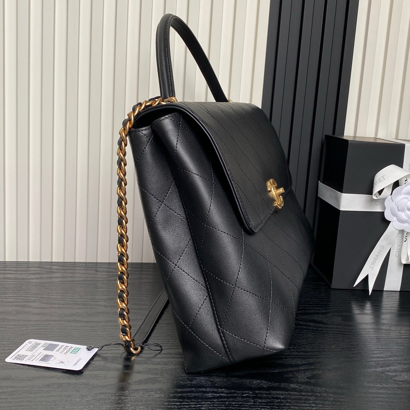 Chanel Large Flap Bag with Top Handle