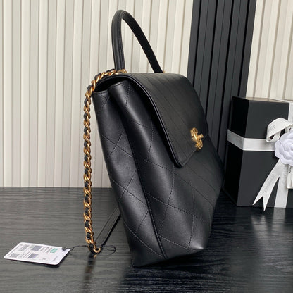 Chanel Large Flap Bag with Top Handle