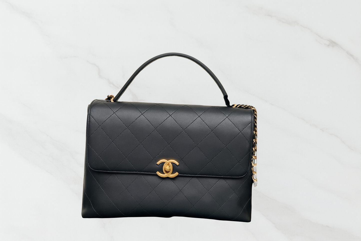 Chanel Large Flap Bag with Top Handle
